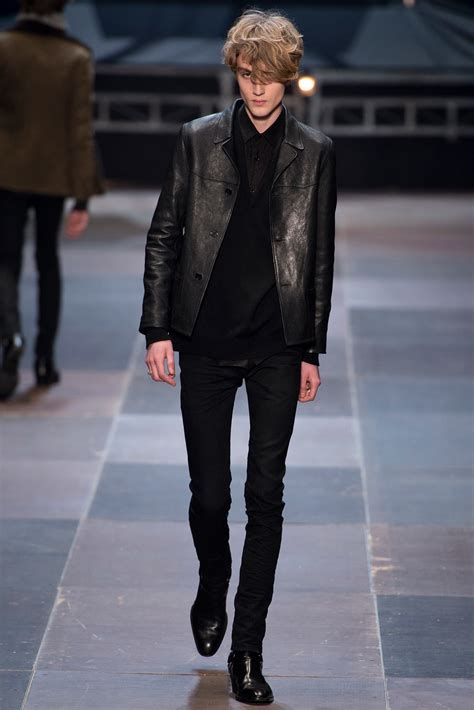 Saint Laurent Fall 2013 Menswear Fashion Show 